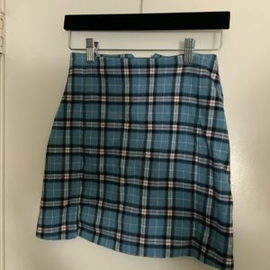 John Galt Plaid Skirt
